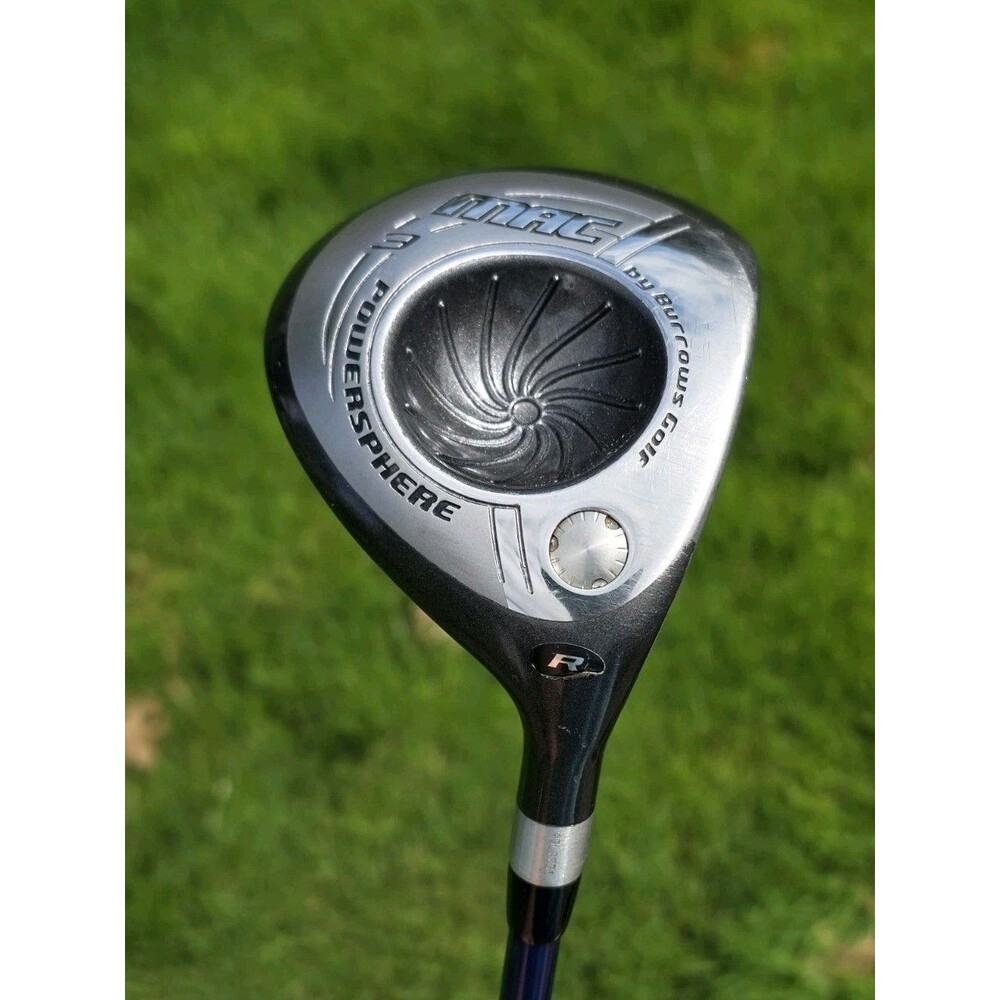 Burrows Golf Mac Powersphere Fairway 3 Wood Fujikura HF-6 R Flex Graphite 43" HC